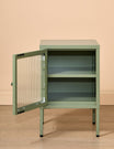 Small Simkin Bedside Cabinet in Sage Left Hand Opening