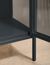 Tall Taylor Glass Cabinet in Ash