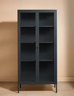 Tall Taylor Glass Cabinet in Ash