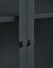 Tall Taylor Glass Cabinet in Ash