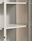 Tall Taylor Glass Cabinet in Panna Cotta