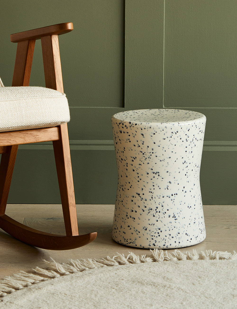 Tapered Terrazzo Side Table