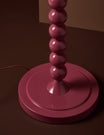 Thimble Lamp Base in Cherry Pink