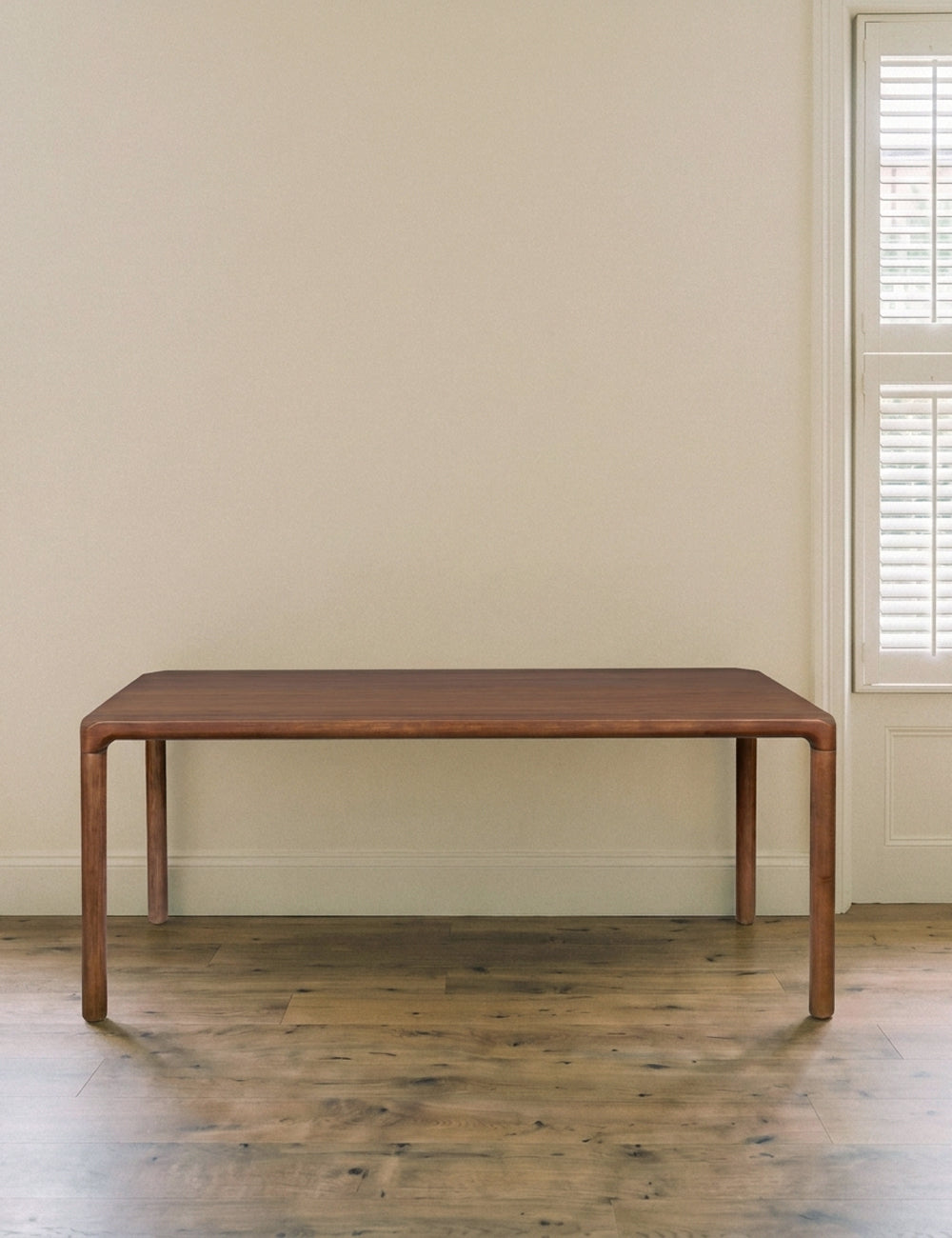 Large Toffee Dining Table Walnut