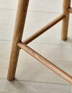 Set of Two Weathered Oak Stools