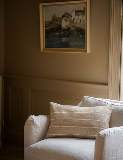 Wells Broad Stripe Cushion