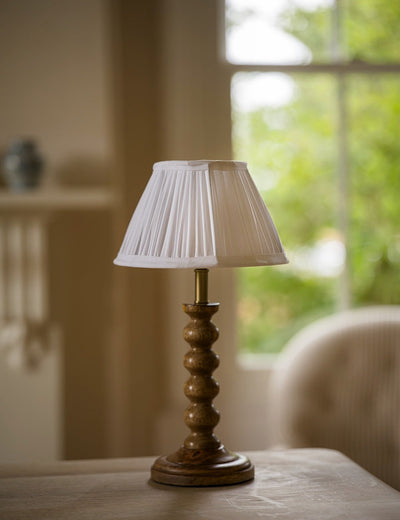 Pleated White Shade