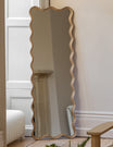 Ripple Oak Leaner Mirror