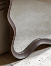 Ripple Walnut Leaner Mirror