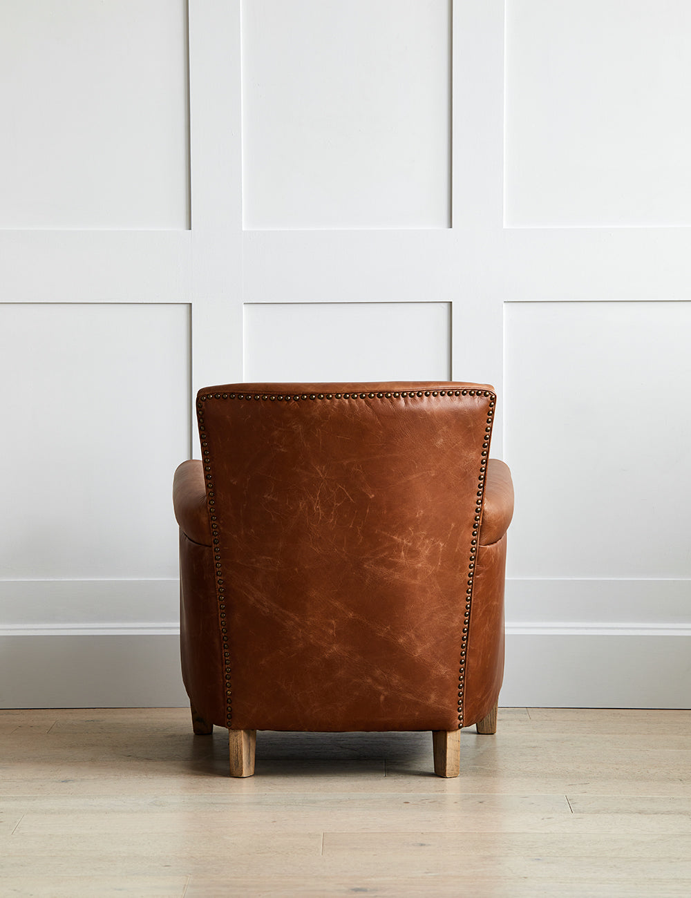 Arizona Brown Leather Armchair