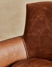 Arizona Brown Leather Armchair