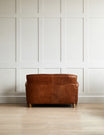 Arizona Brown Leather Two Seater Sofa