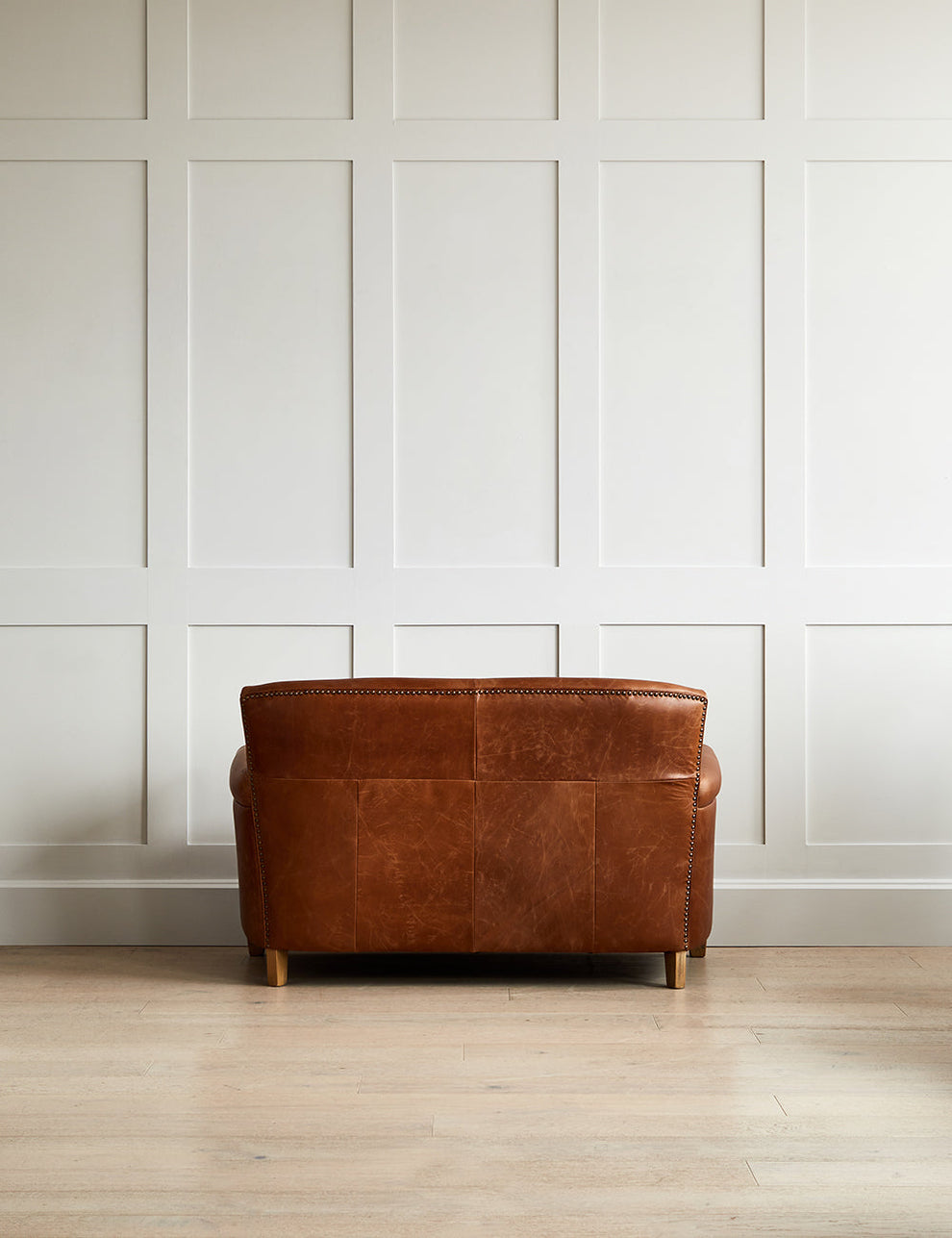 Arizona Brown Leather Two Seater Sofa