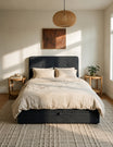 Esme Bed in Charcoal