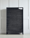 Black Fluted Glass Double Display Cabinet