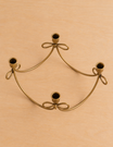 Heritage Bow Candle Holder Gold