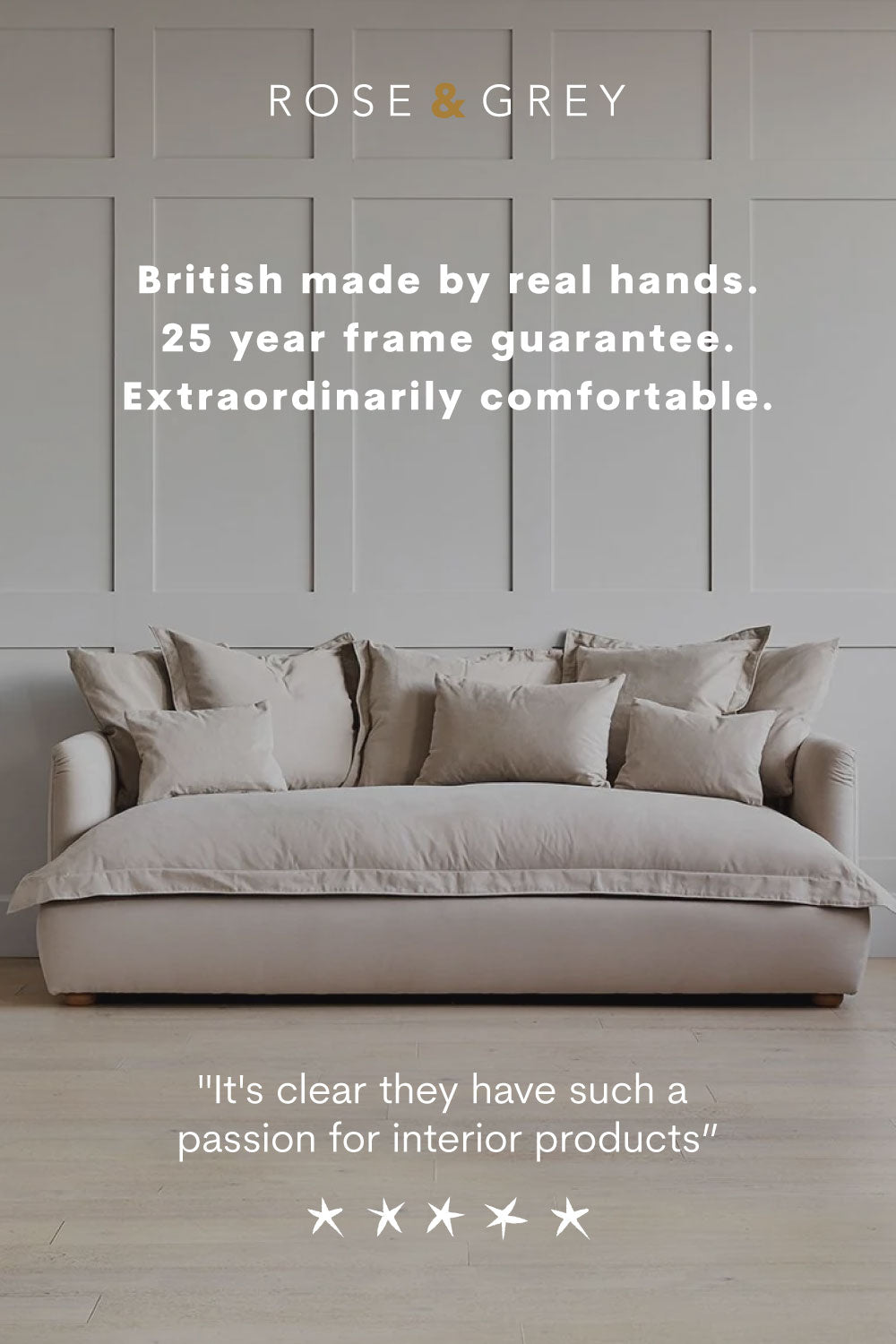 Penny Sofa 4 Seater With 2 Seat Cushions