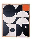 Neutral Abstract Eclipse Taquin Wall Art