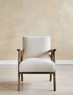 Jessica Natural Linen Armchair front

