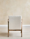 Jessica Natural Linen Armchair back
