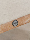 Jessica Natural Linen Armchair detail on back
