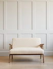 Jessica Natural Linen Two Seater Sofa