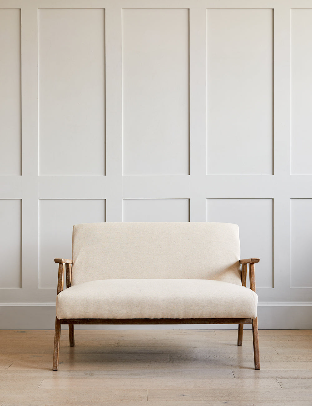 Jessica Natural Linen Two Seater Sofa