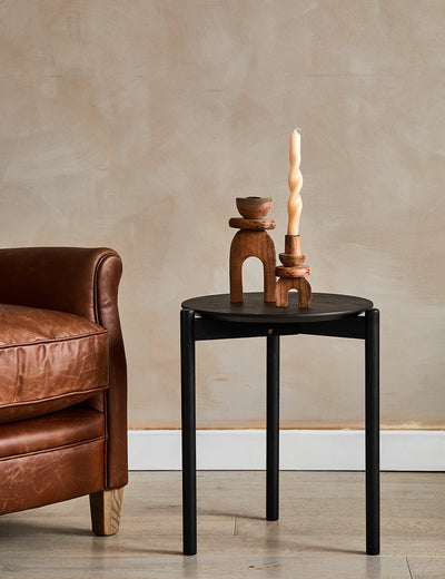 Manhattan Black Side Table 