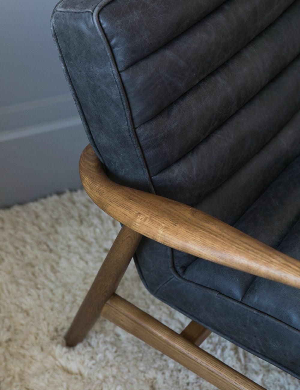 Mid-Century Leather Armchair