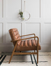 Mid-Century Leather Two Seater