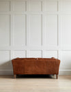 Nevada Brown Leather Two Seater Sofa 