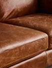 Nevada Brown Leather Two Seater Sofa 