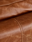 Nevada Brown Leather Two Seater Sofa 