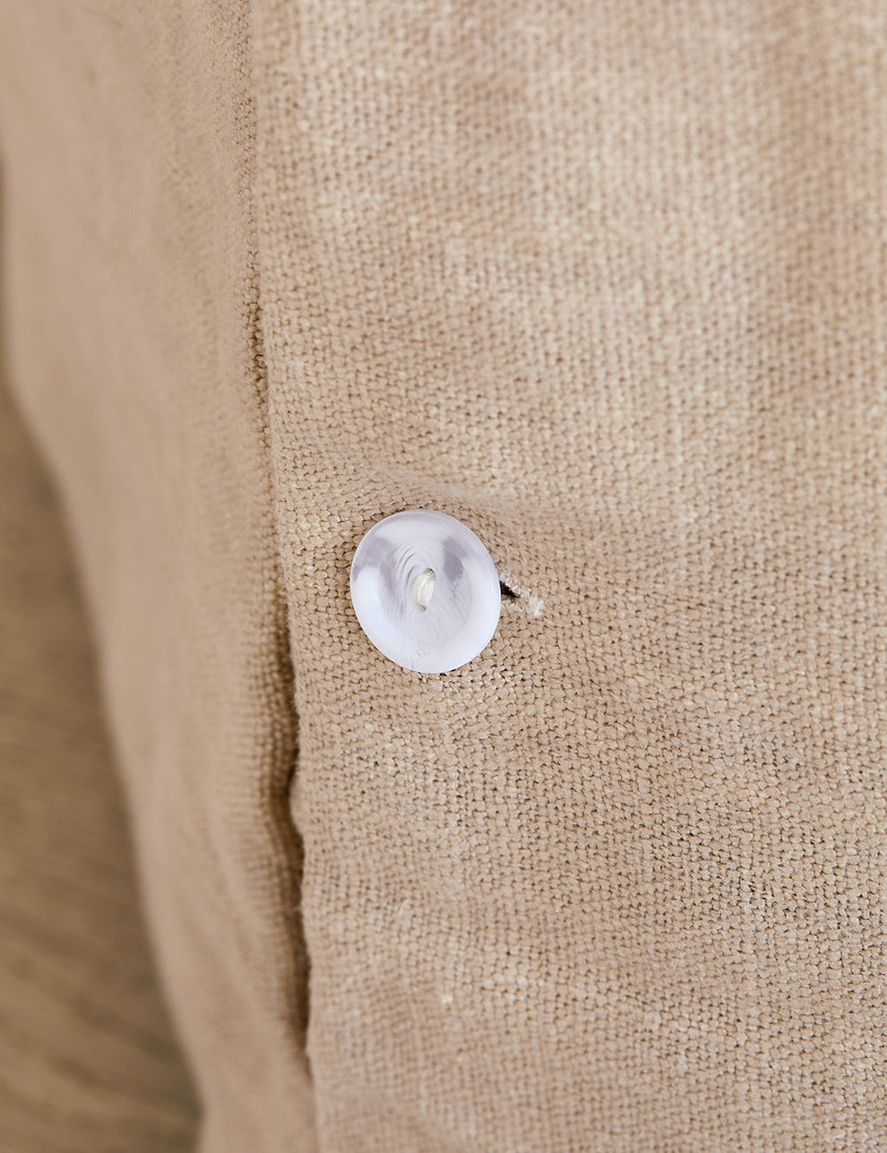 Nora Sofa button close up
