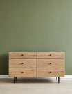 Okayama Wooden Chest of Drawers front