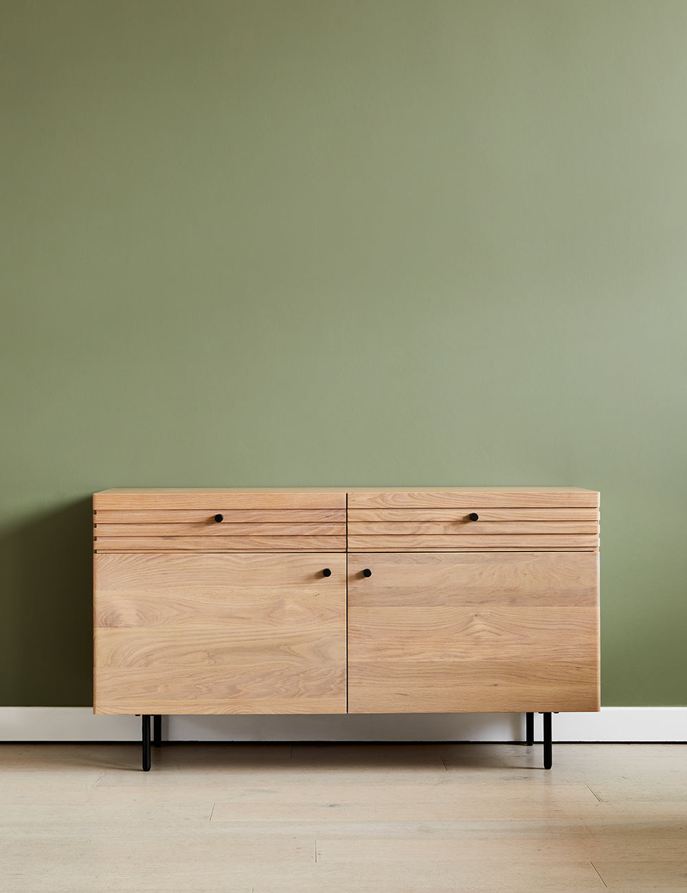 Okayama Wooden Sideboard front