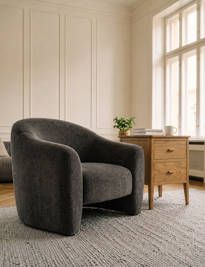 Elio Armchair in Truffle