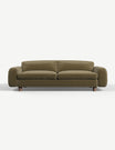 Jethro Sofa 4 Seater in Velvet Khaki