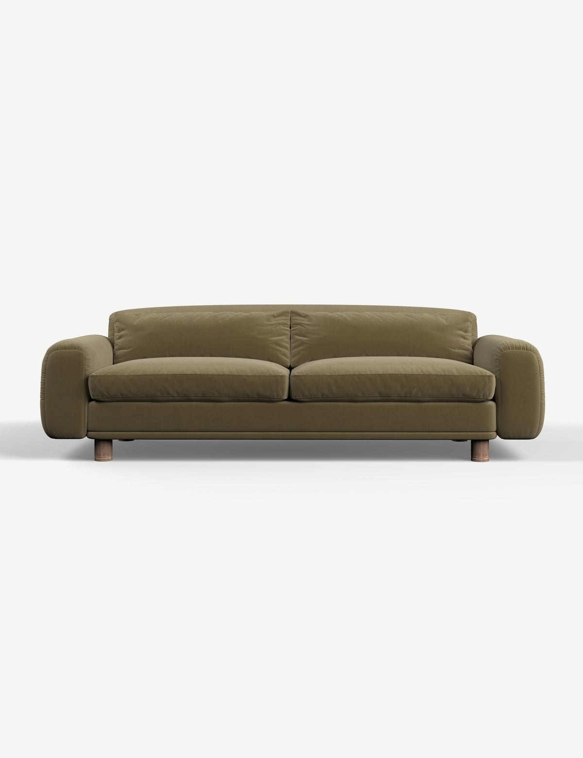 Jethro Sofa 4 Seater in Velvet Khaki
