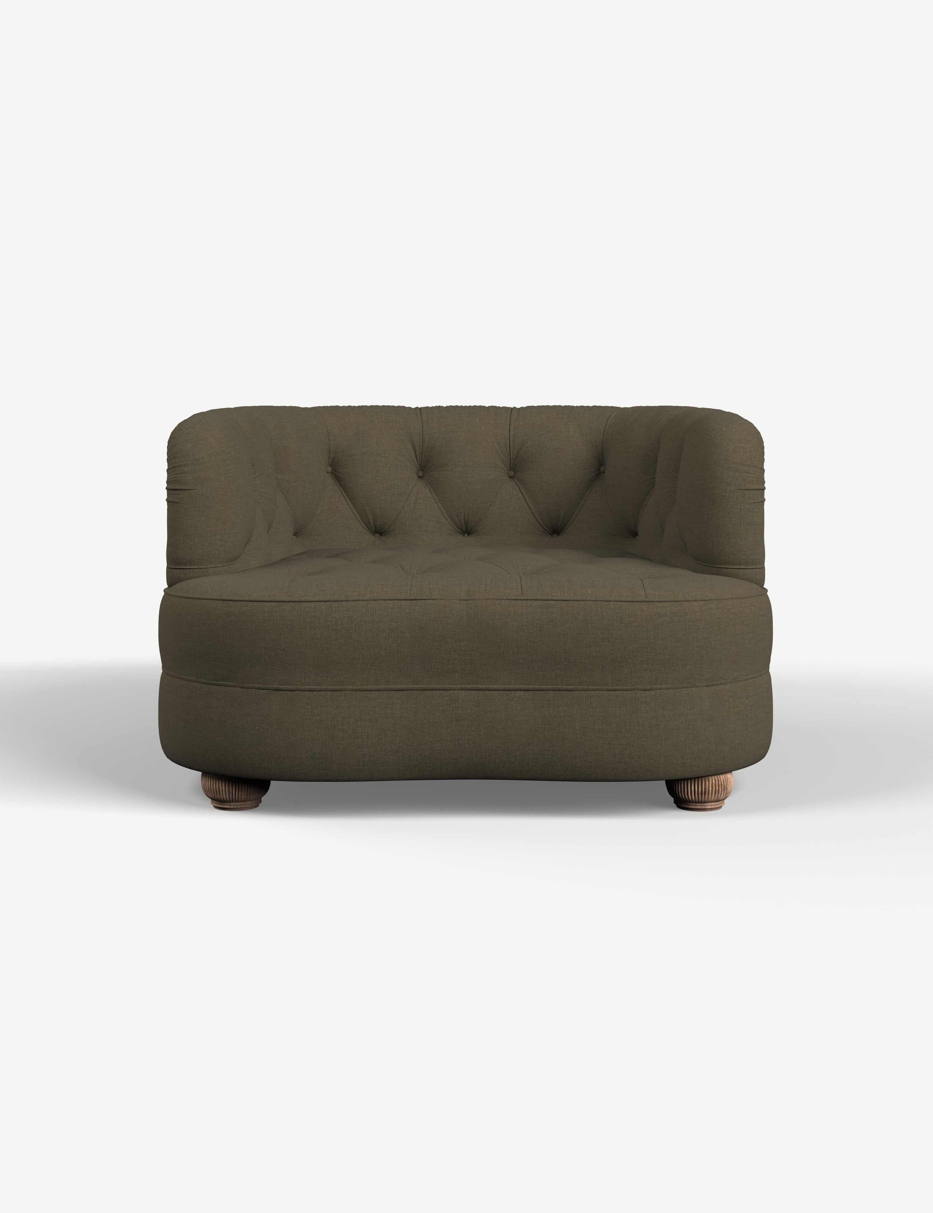 Lily Love Seat Made to Order Furniture Rose Grey Rose and Grey
