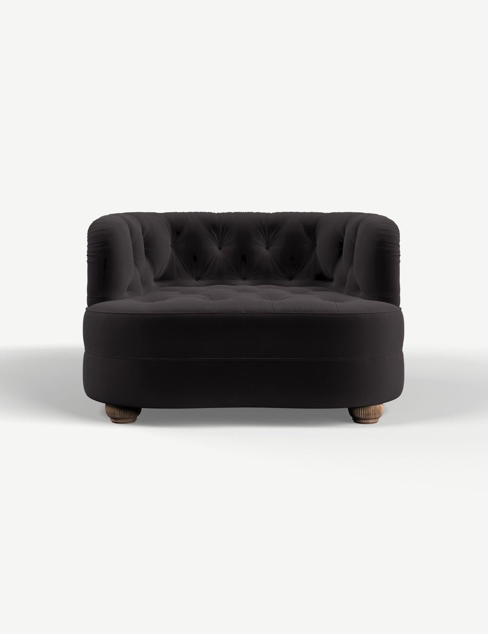 Oversized round loveseat online