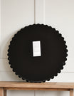 Round Black Bobble Mirror 