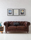Vintage Leather Chesterfield - 2 Seater