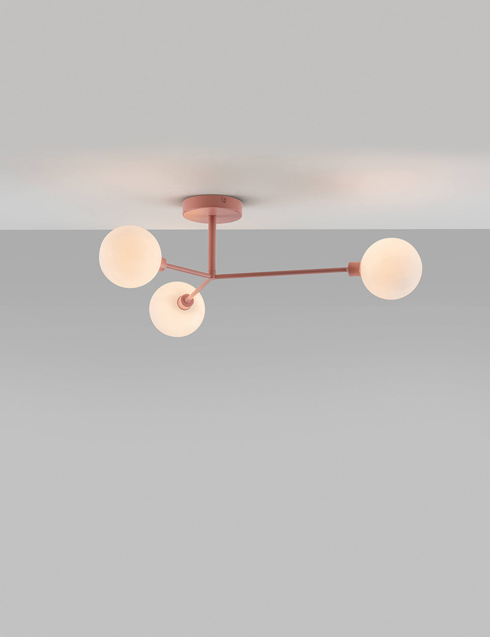 houseof 3 Light Flush Ceiling Light - Three Colours Available