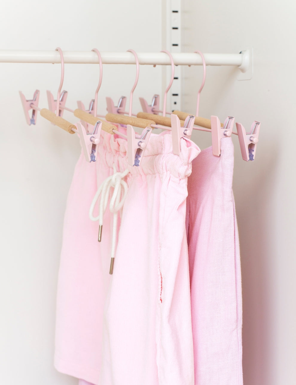 Adult Clip Hangers in Blush