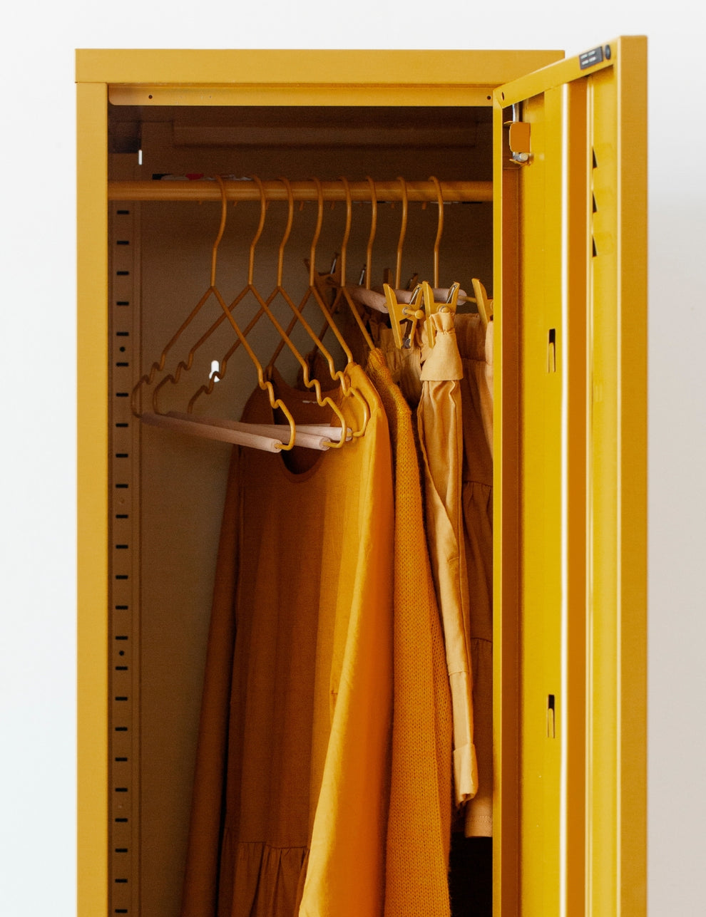 Adult Clip Hangers in Mustard