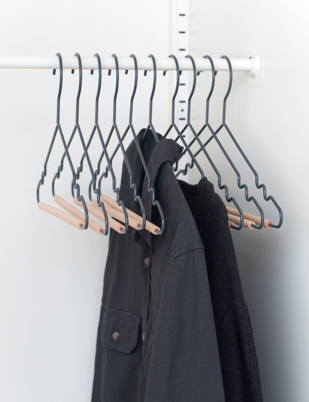 Adult Top Hangers in Slate Grey