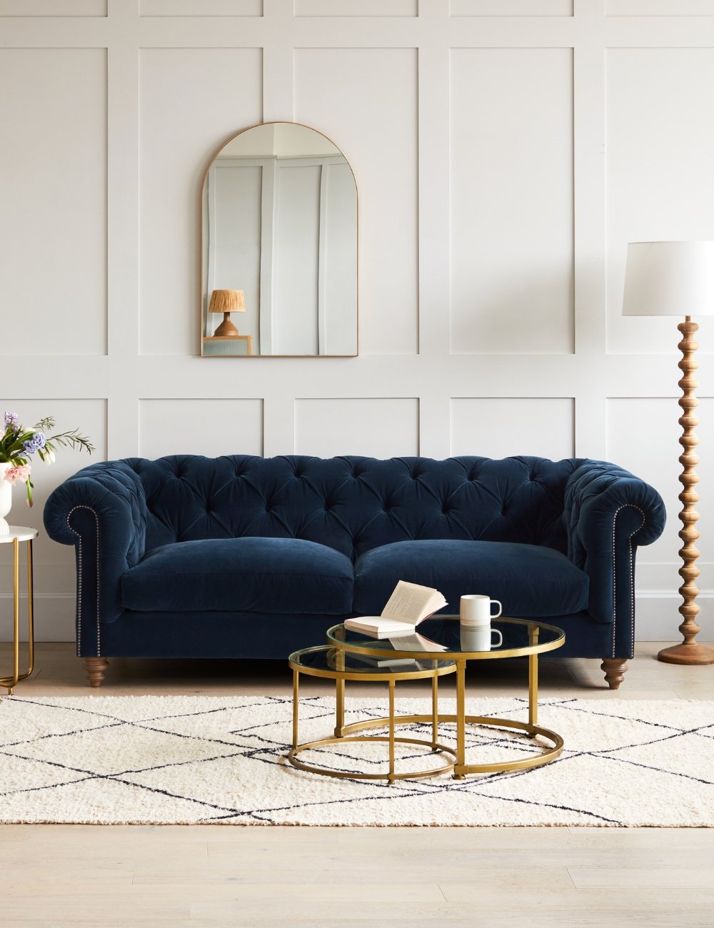 Albert Chesterfield Sofa 3 Seater