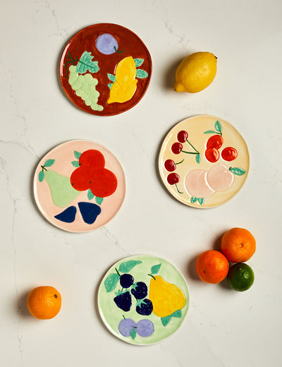 Autumn Fruits Side Plates