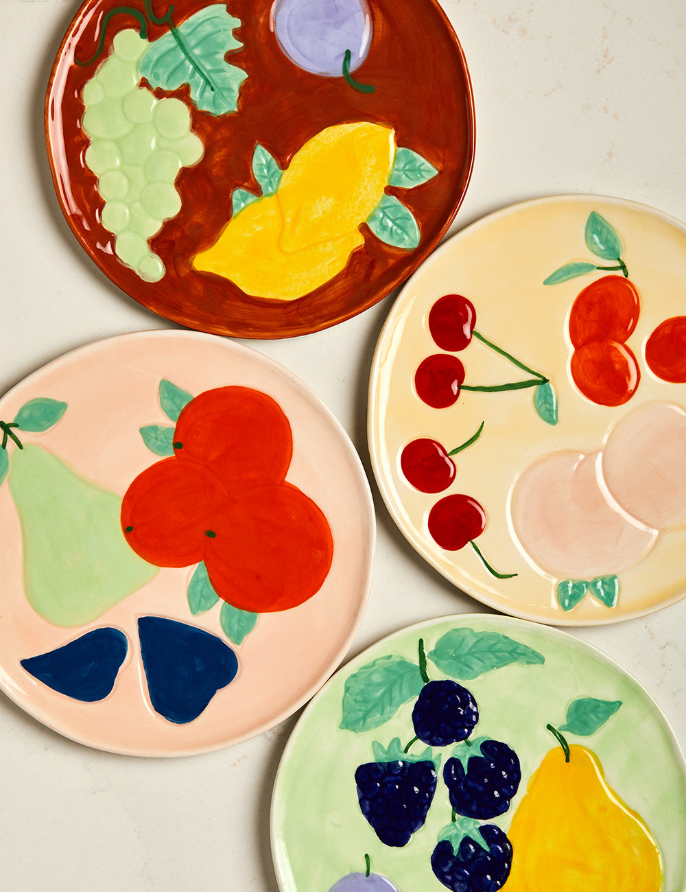 Autumn Fruits Side Plates